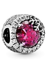 admirable silver snowflake crystal cz Pandora baby charm